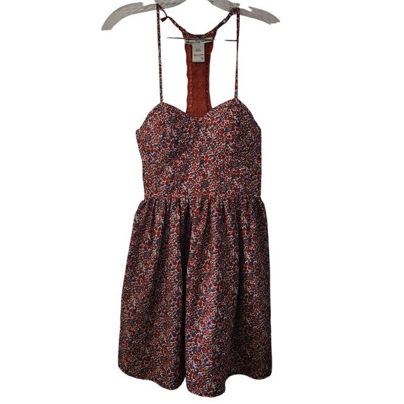 American Rag Floral Summer Razorback Fit & Flare Dress Size Small - Picture 1 of 6
